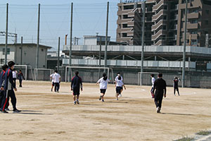 堺高校　ホームルームの様子